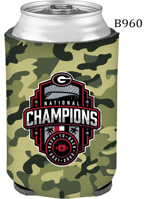 Georgia Bulldogs Camo 2022 National Champions Can Coolers B960